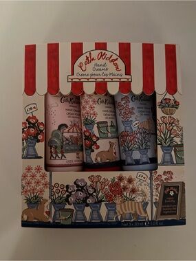 Cath Kidston Floral Market Hand Cream Trio — Pink, Ivory & Blue